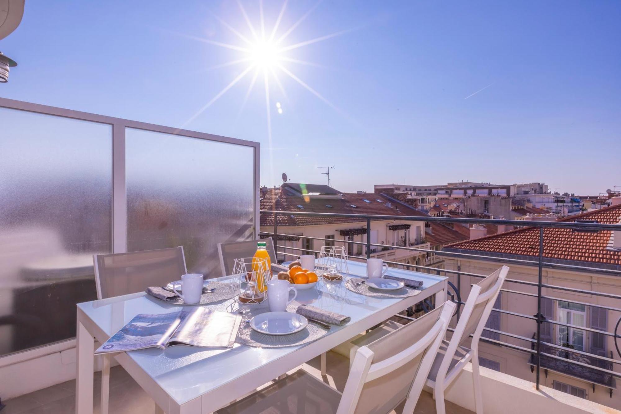 Rooftop At Palais De La Buffa - Happy Rentals Ніцца Екстер'єр фото